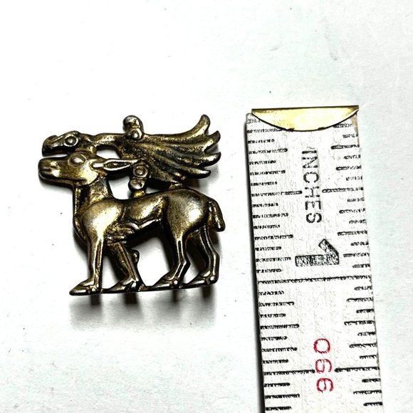 VTG Mythological Creature Horse Brooch Pin Jewelry - Picture 7 of 7